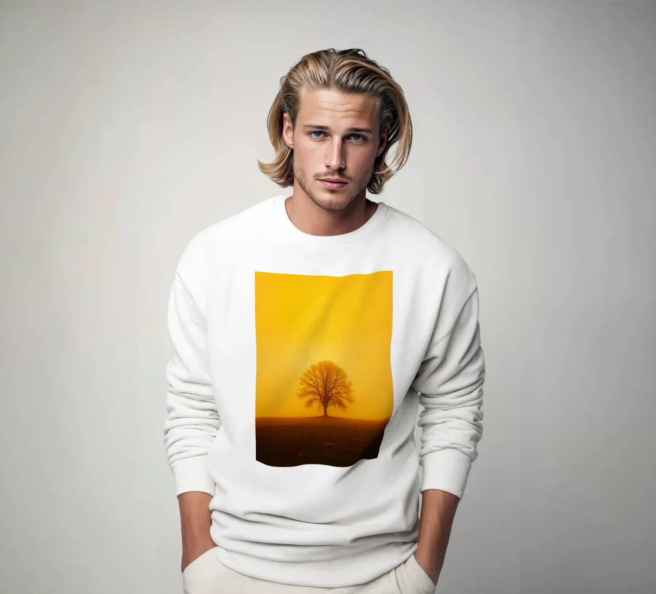 arbres simples vue rétro photographie sweat de viantishop