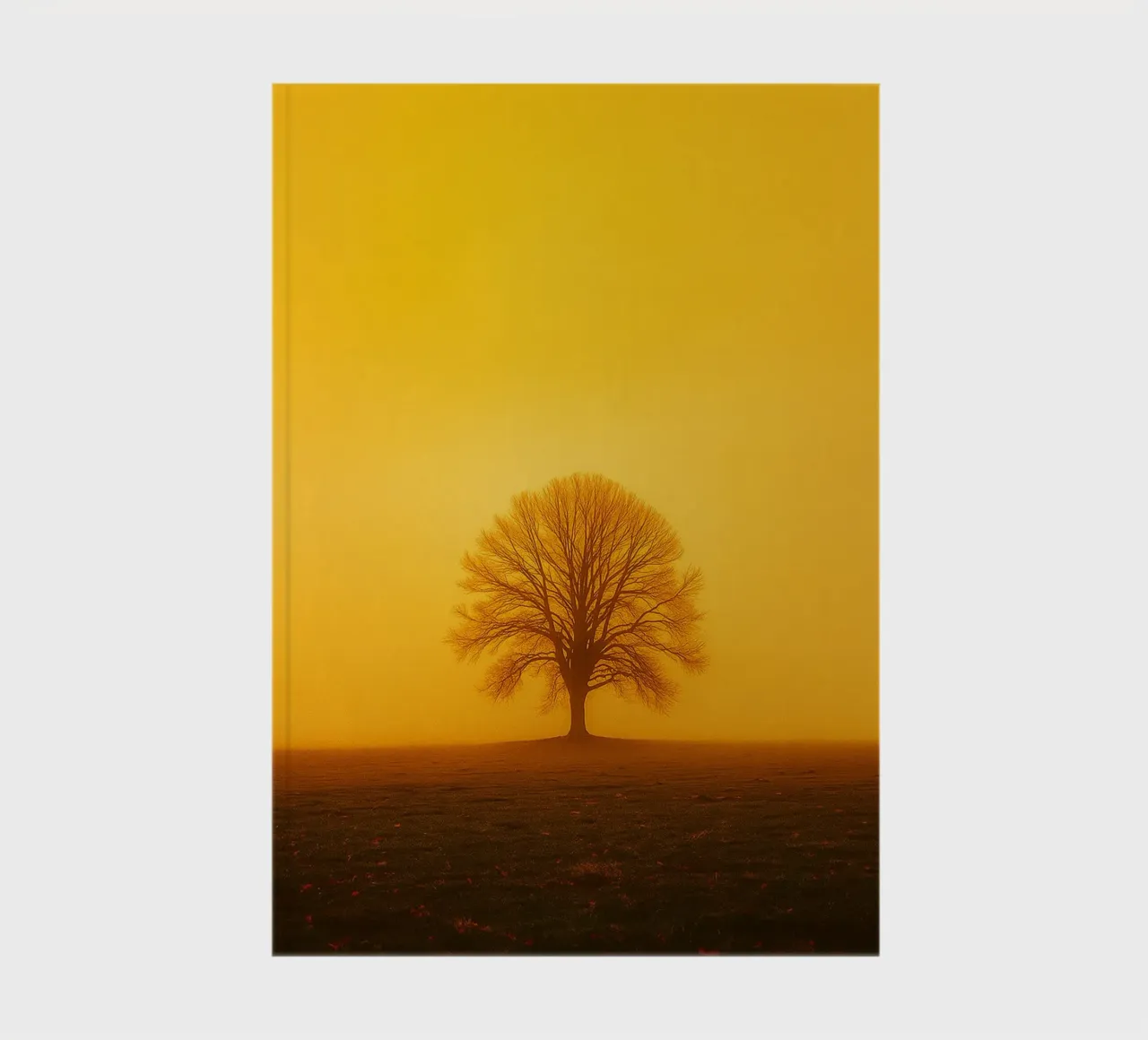 arbres simples vue rétro photographie carnet de notes de viantishop