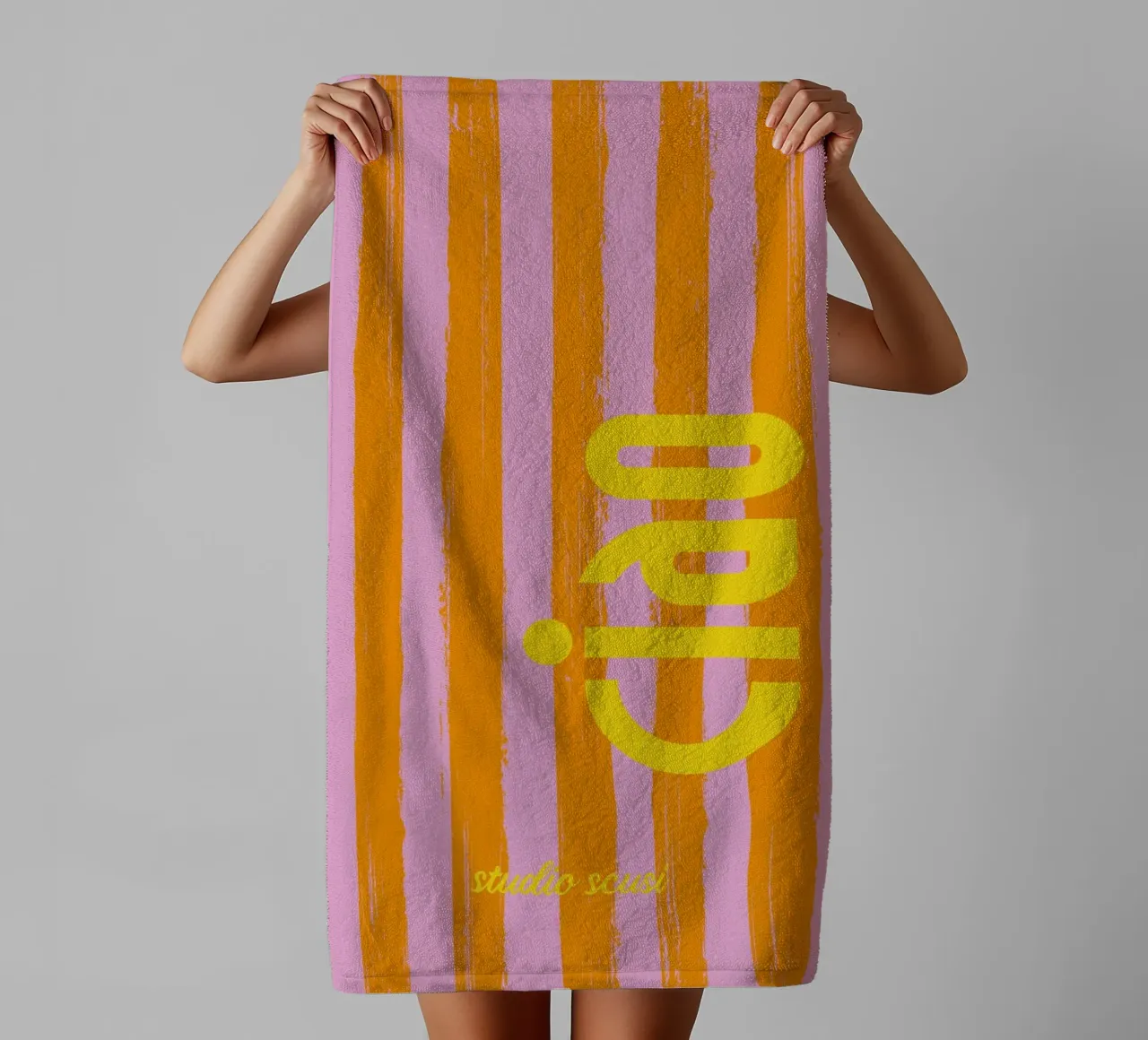CIAO gestreift - studio scusi badhanddoek van studio scusi