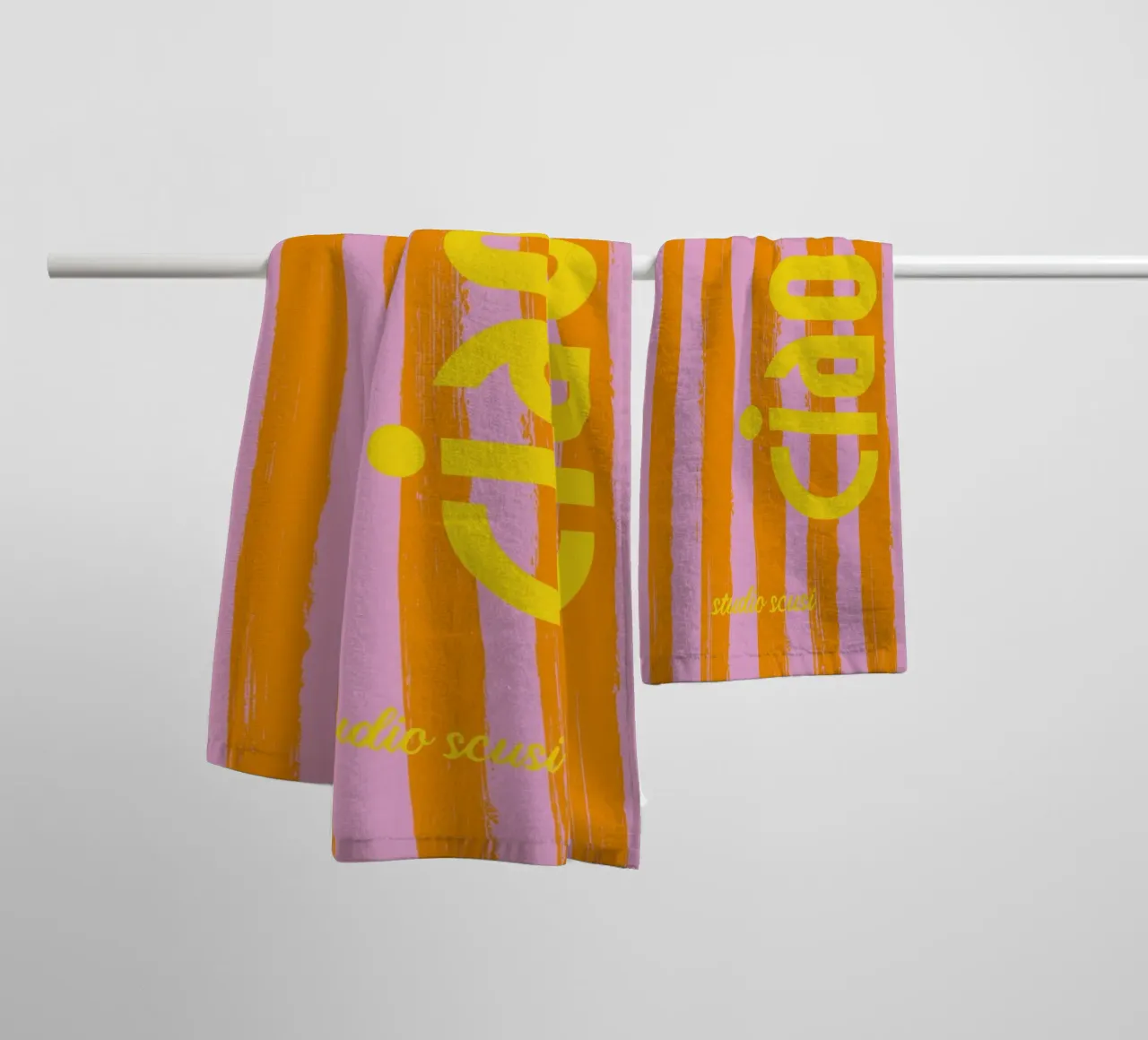 CIAO gestreift - studio scusi badhanddoek van studio scusi