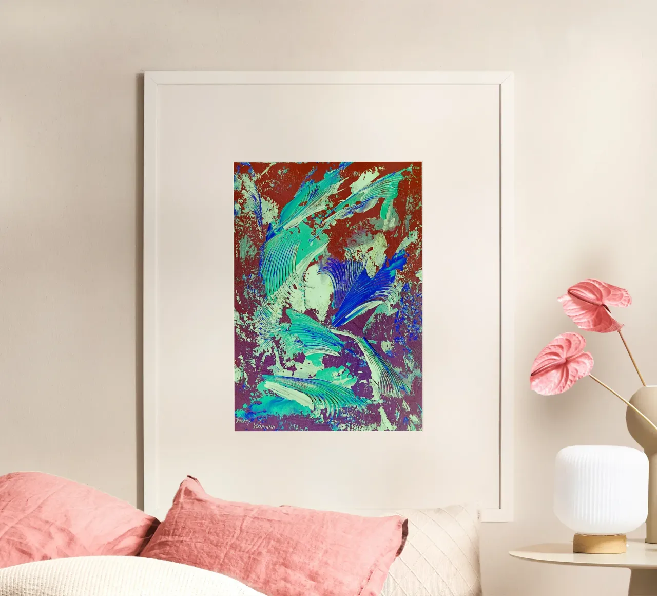 IDEAL GIFT 74 invers poster da Thierry Vobmann Abstract painting