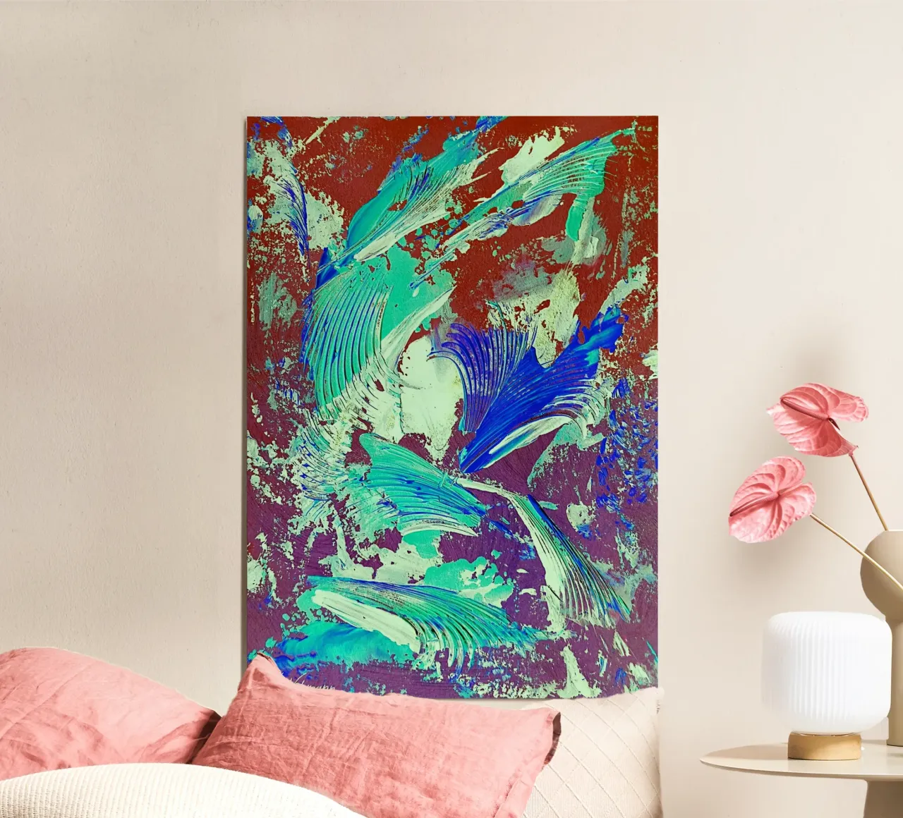 IDEAL GIFT 74 invers poster da Thierry Vobmann Abstract painting