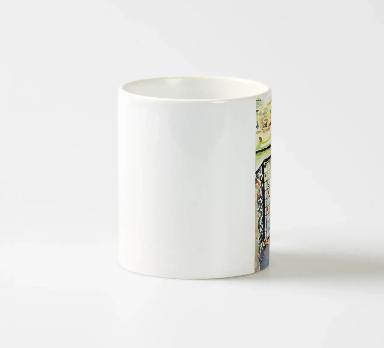 Lucchetti d'amore a Parigi tazza in ceramica da Massimo Frascogna