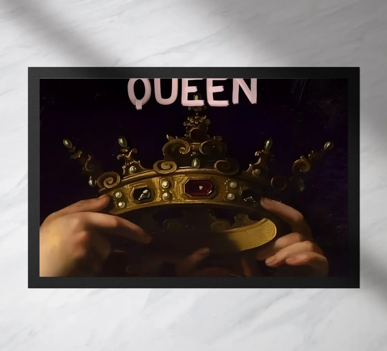 "I'M THE QUEEN" zerbino da Type & Tape