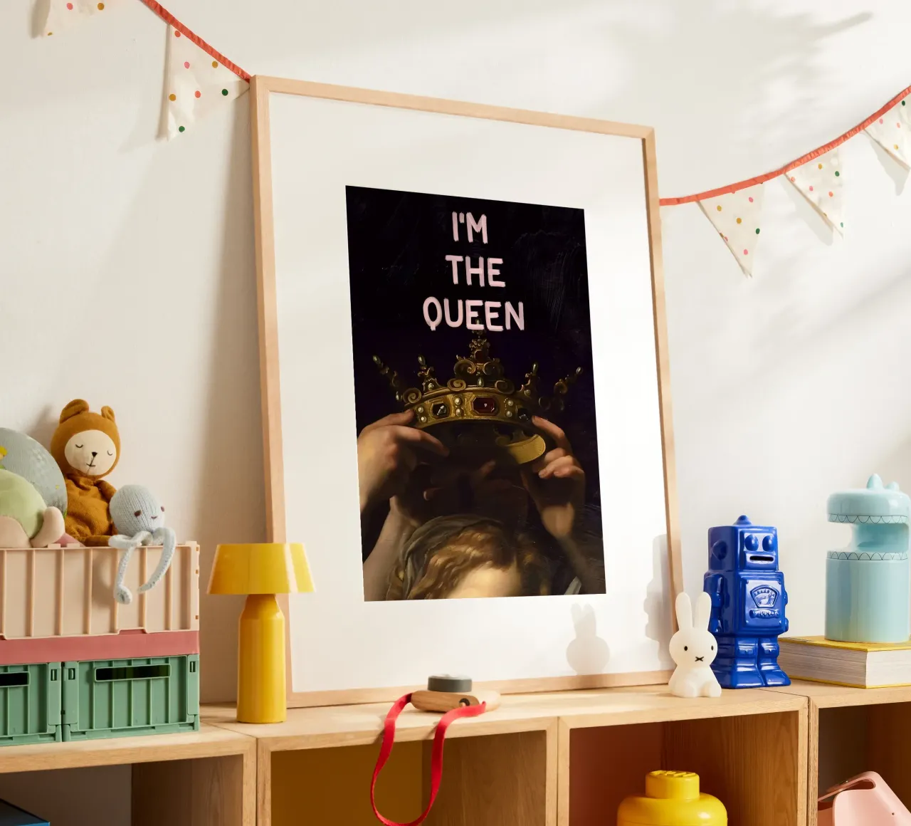 "I'M THE QUEEN" poster da Type & Tape