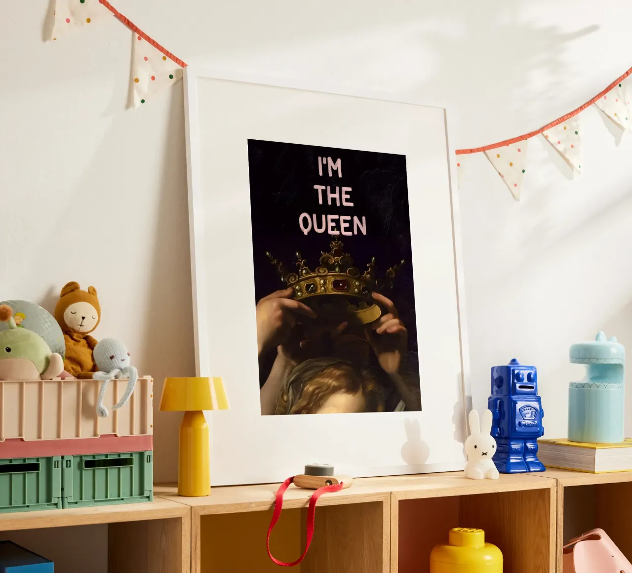 "I'M THE QUEEN" poster da Type & Tape