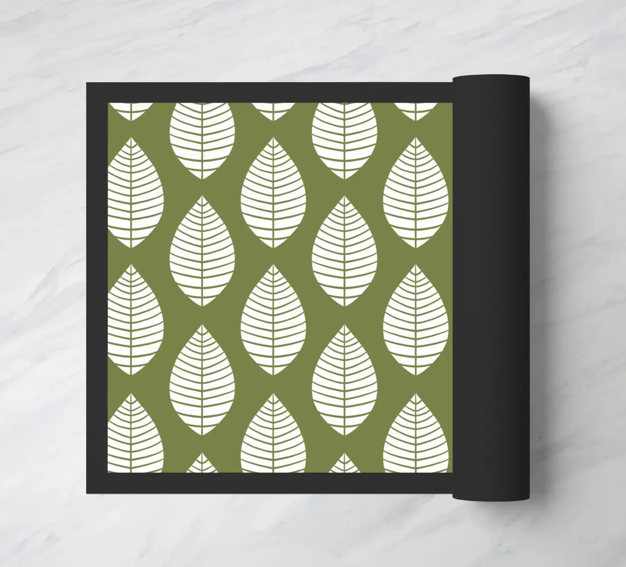Leaves on green mid century zerbino da BAINAI