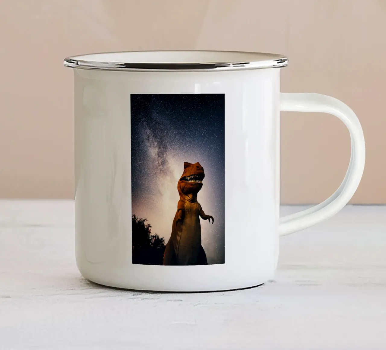 Gesto preistorico tazza in smalto da Nature's Palette