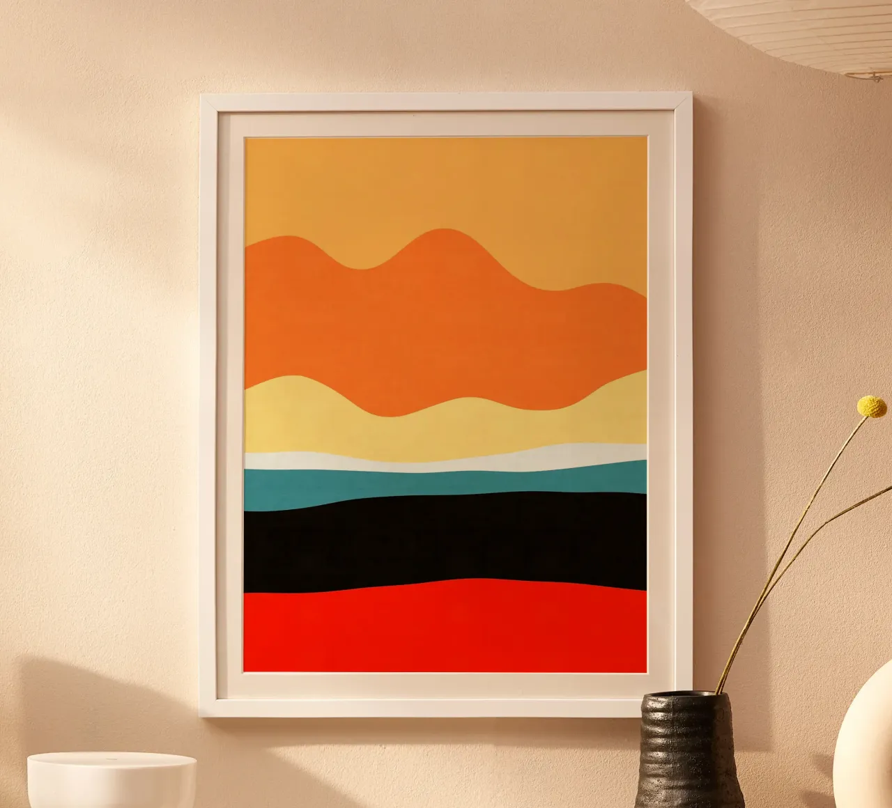 Paesaggio semplice I poster con telaio in alluminio da Sven B Strauss