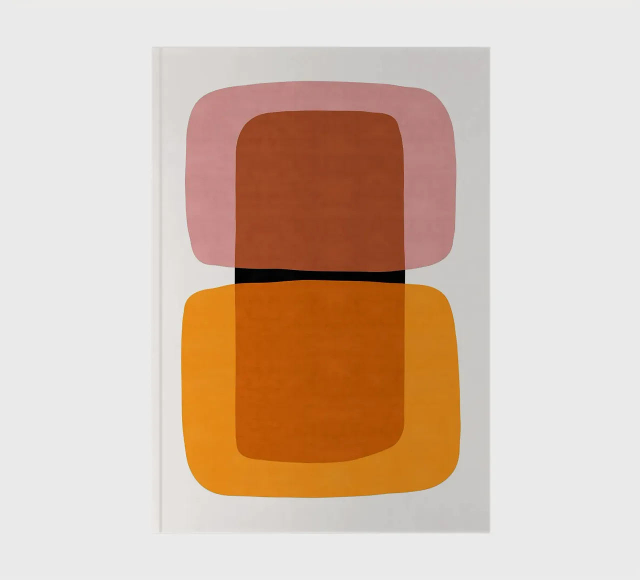 Abstract expression X notebook by Sven B Strauss