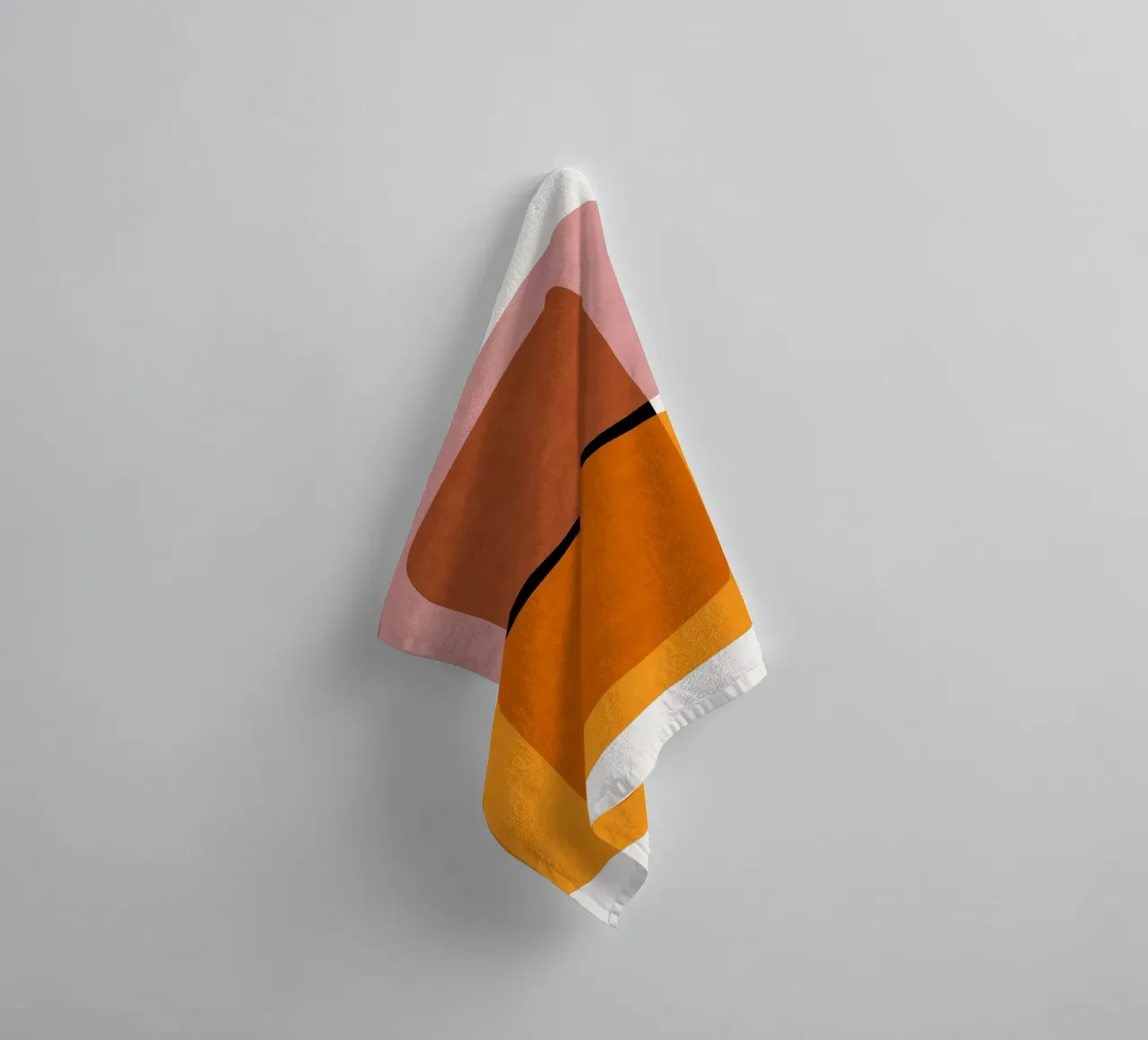 Abstract expression X towel by Sven B Strauss
