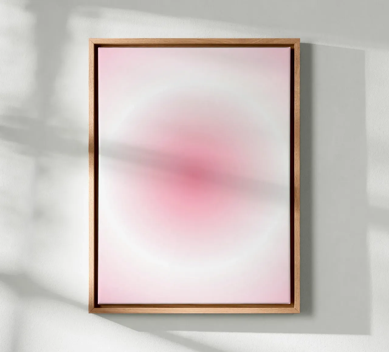 Aura Poster, Gradiënt Print, Moderne Engel Spirituele Kunst canvas met Baklijst van Dreamscape