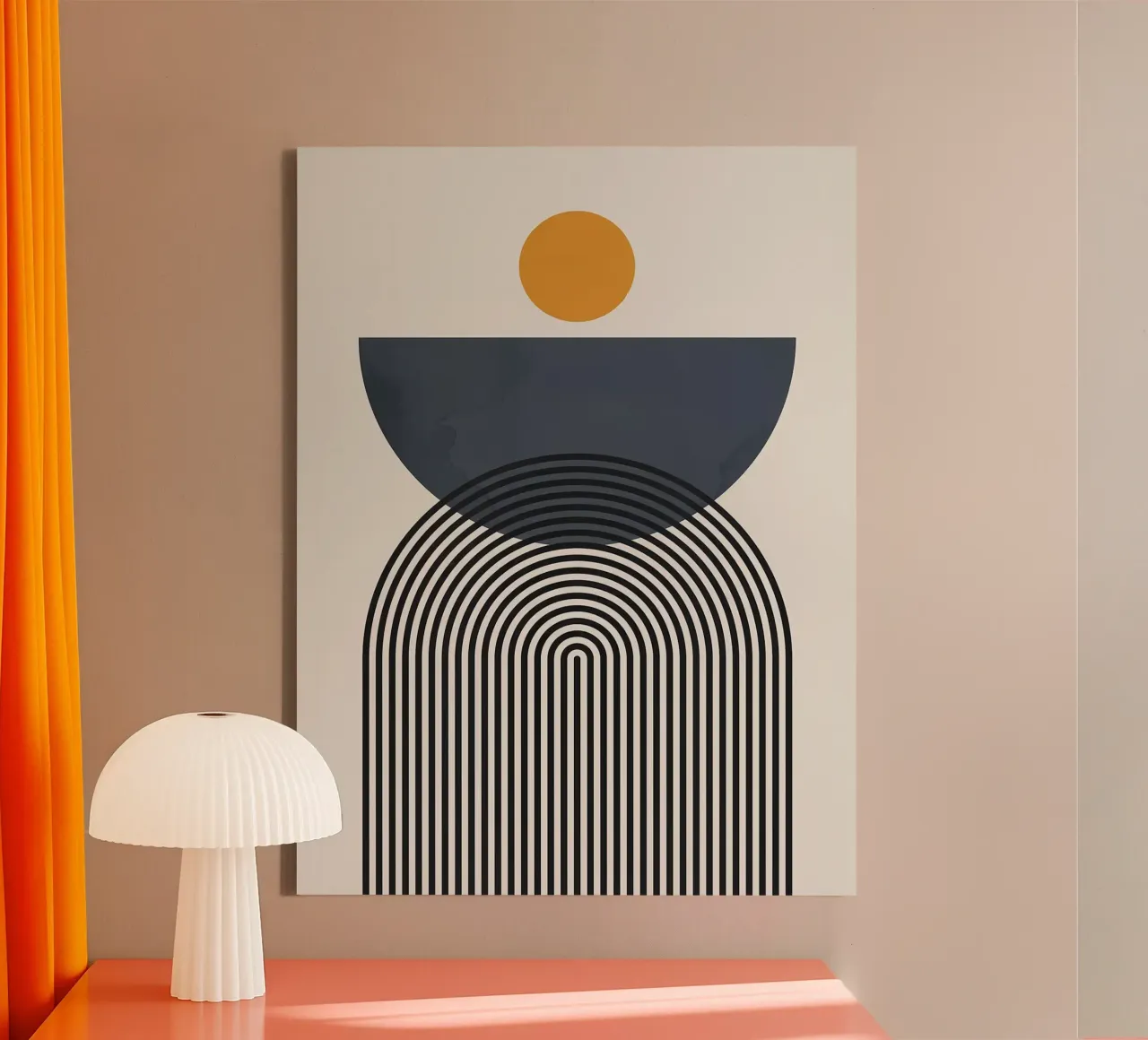 Simplicity IV canvas with Floater frame by Leon B Feierabend