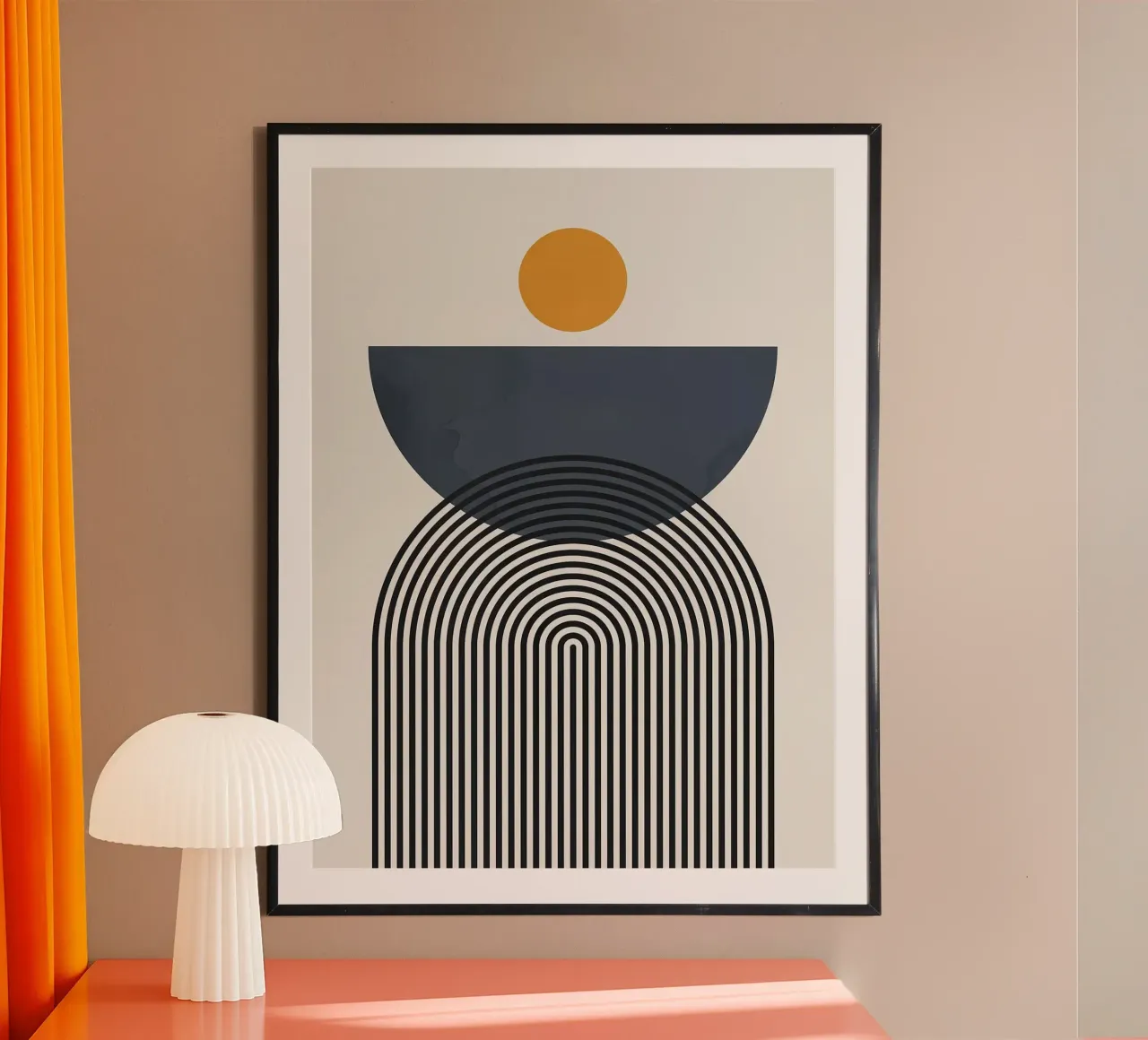 Semplicità IV poster con telaio in plastica da Leon B Feierabend