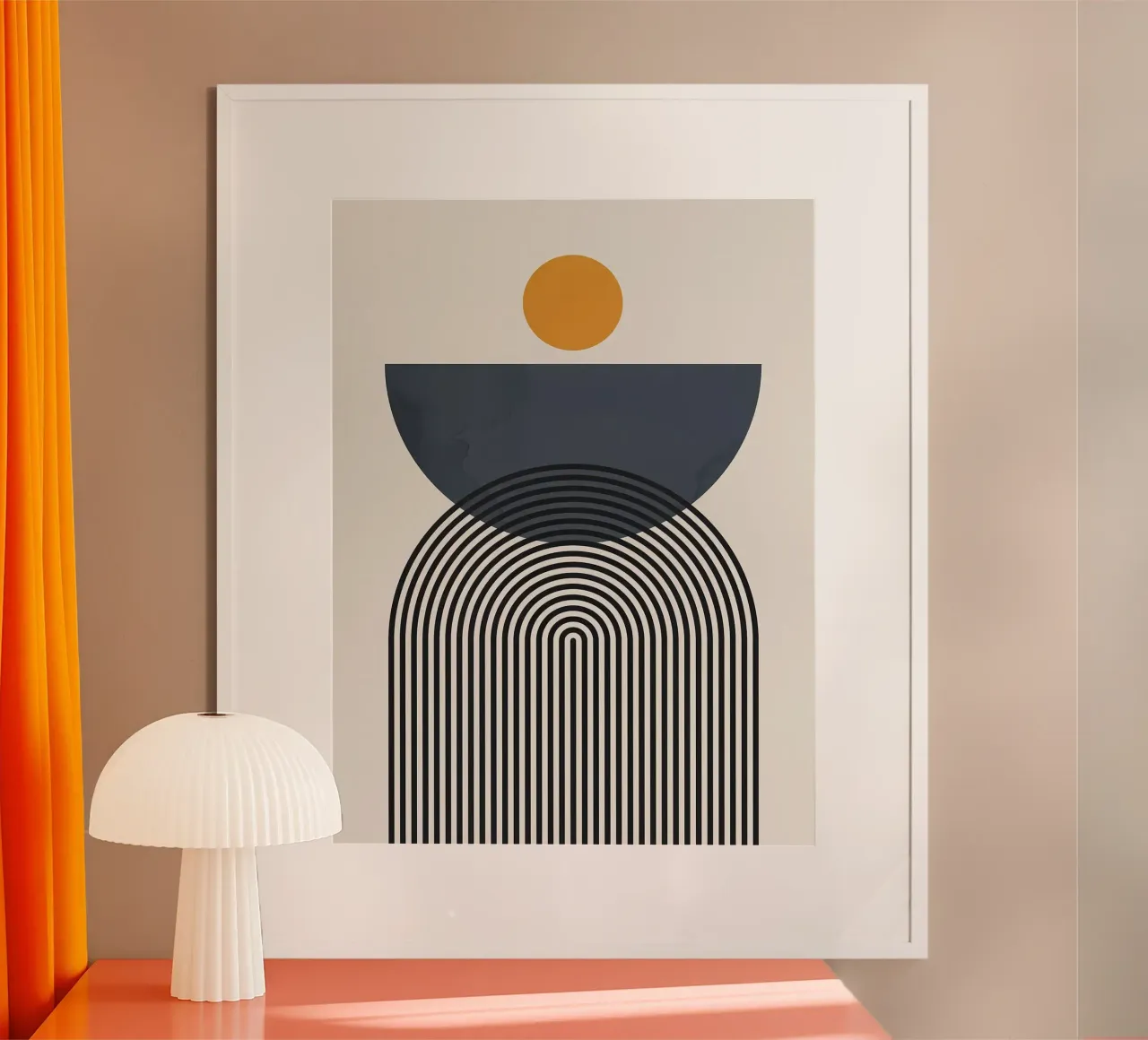 Semplicità IV poster con telaio in plastica da Leon B Feierabend