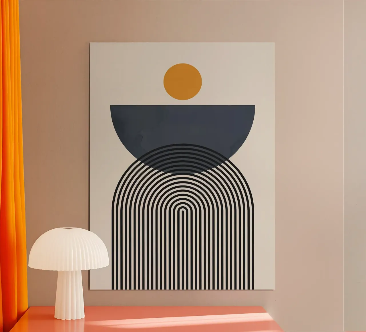 Semplicità IV poster con telaio in plastica da Leon B Feierabend
