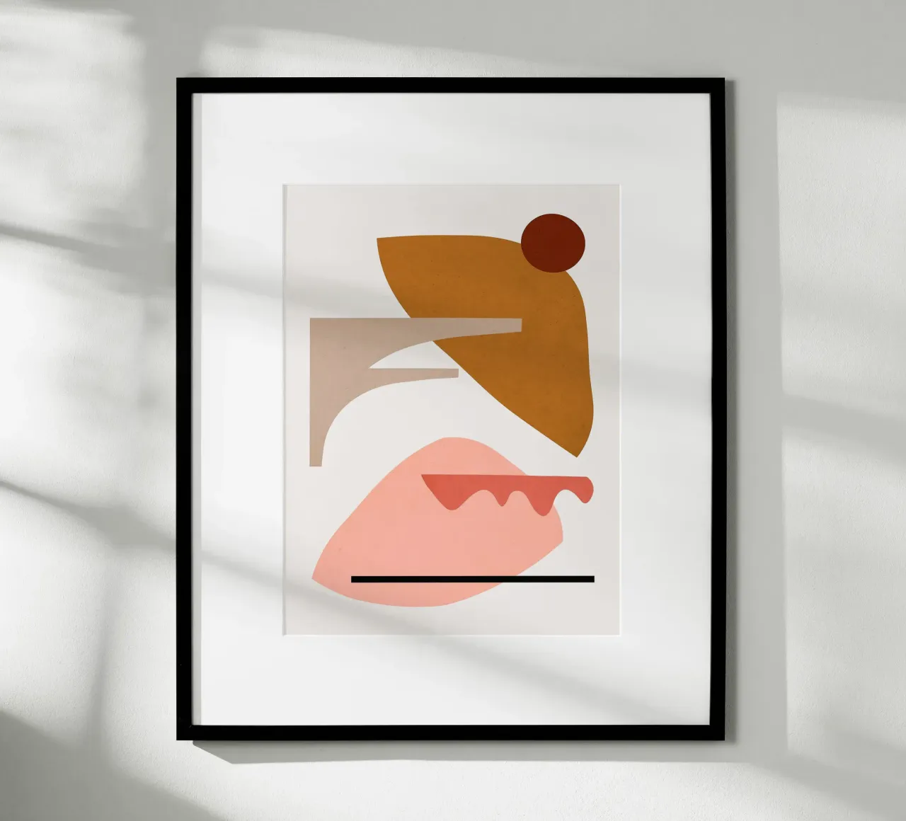 Boho organico 5 poster con telaio in alluminio da Leon B Feierabend