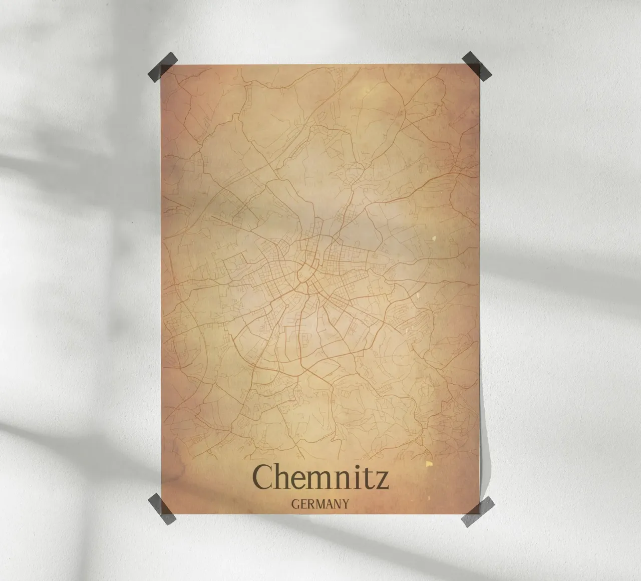 Chemnitz GERMANY poster da WorldPrint