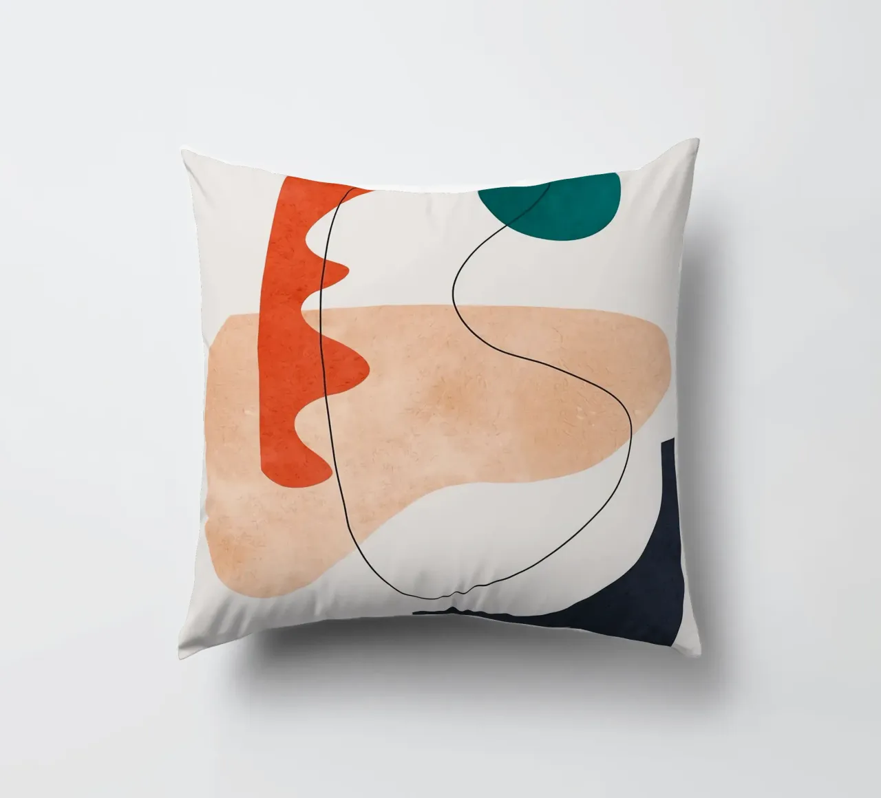 Linee e pennellate cuscino da Fletcher M Henry