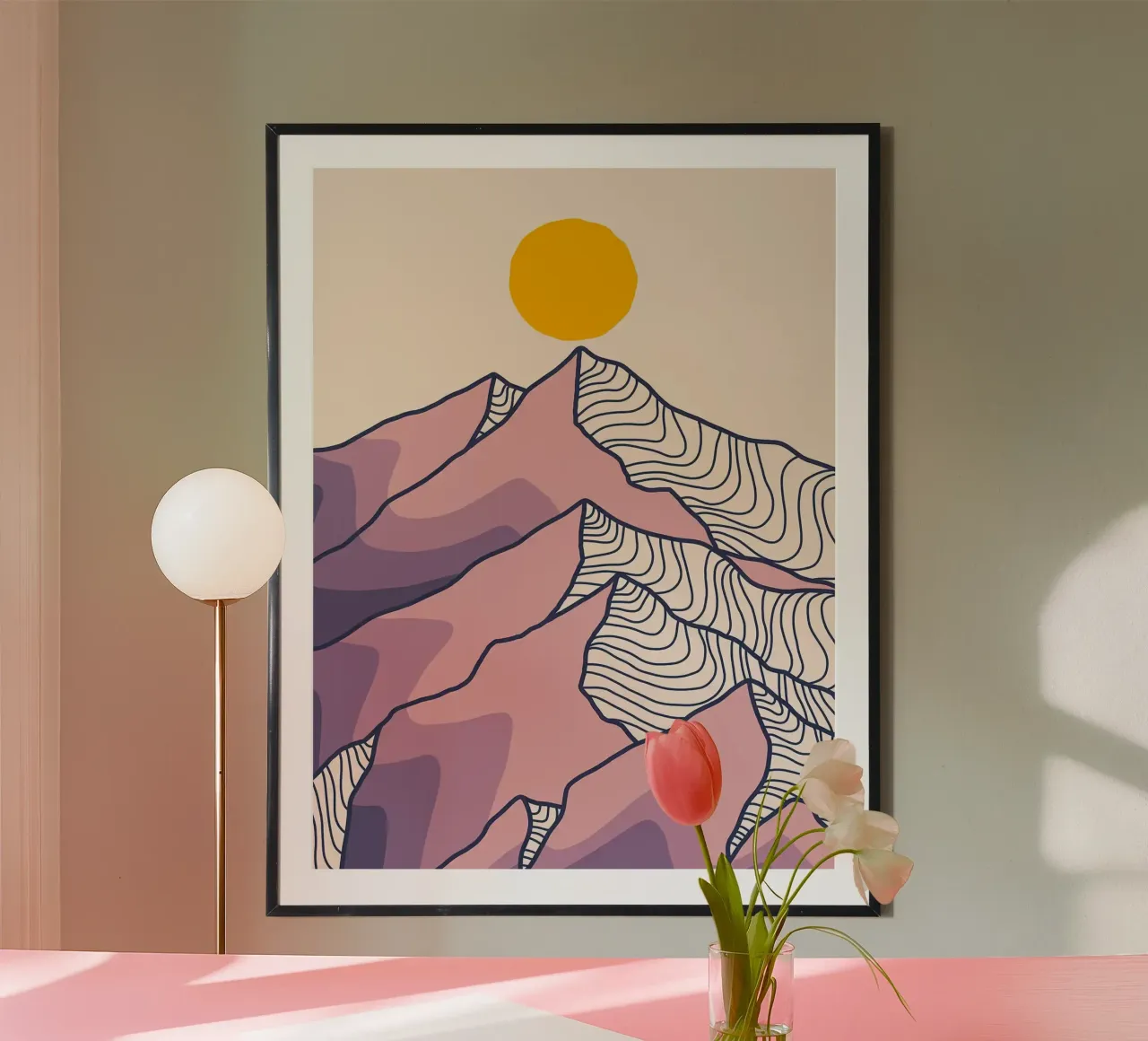 Vertice di montagna poster da Fletcher M Henry