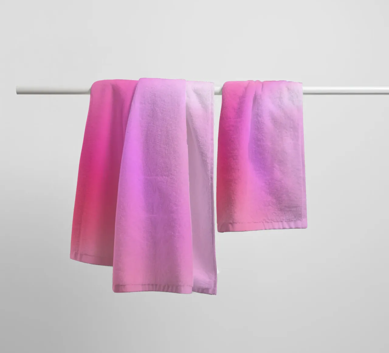 Aura Print, Gradient Poster, Modern colourful print towel by Dreamscape