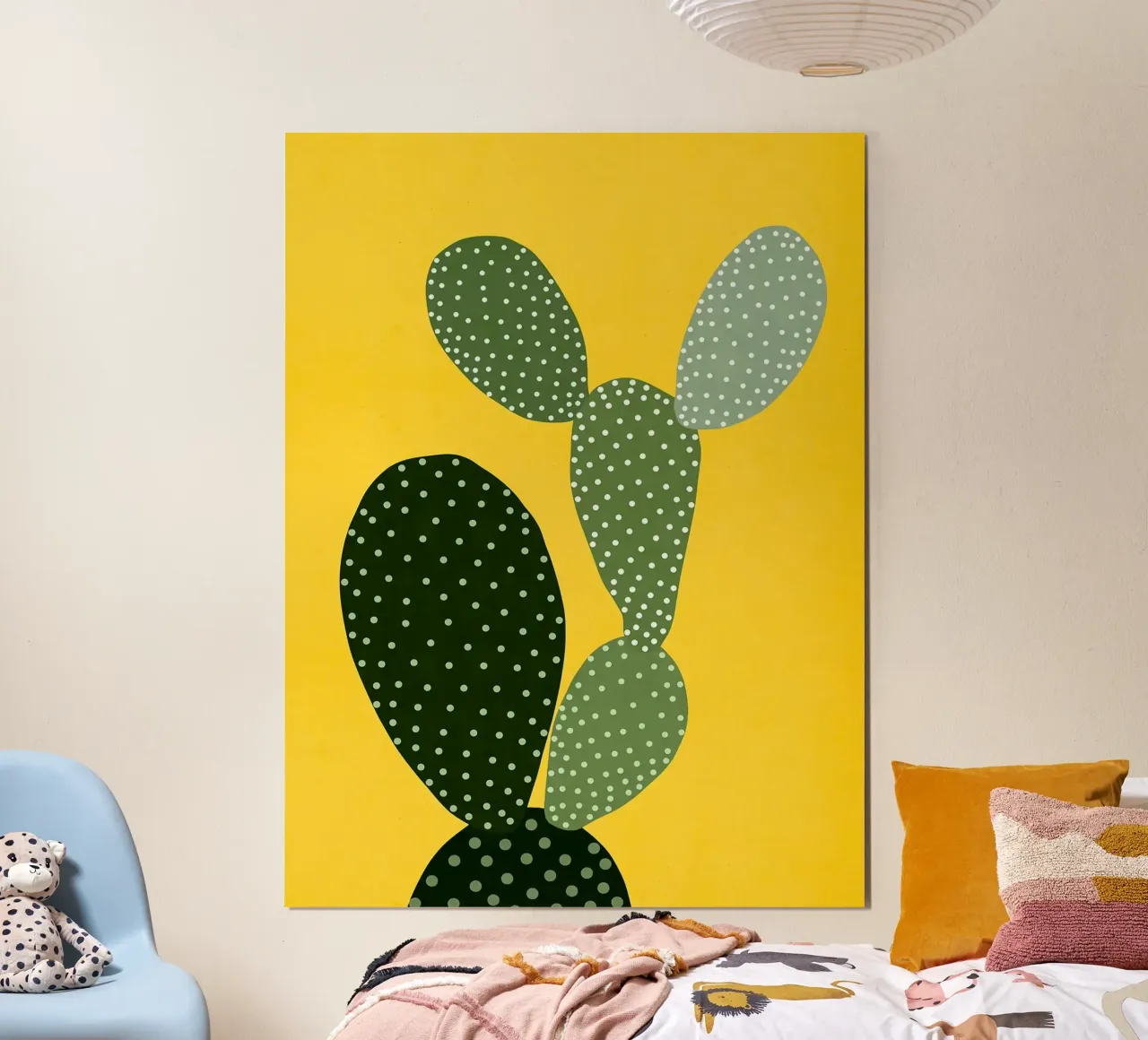 Giardino floreale poster con telaio in legno da Leonard R Sadler