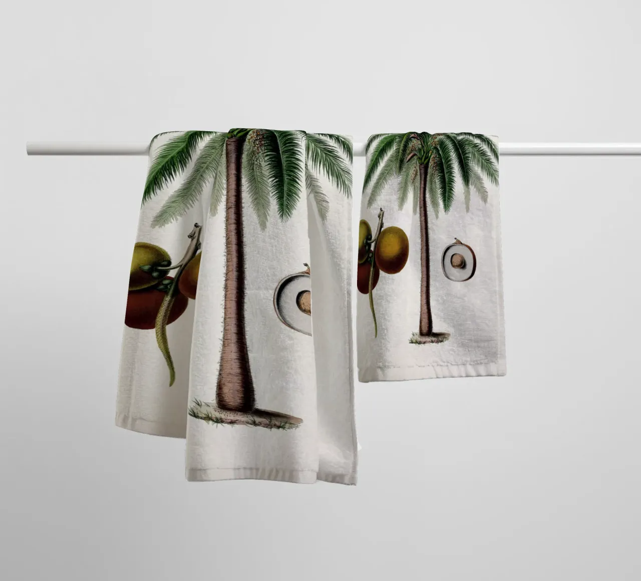 Vintage Denisse 5 Circascirchatis Palma asciugamano da bagno da Vintage Print Collection