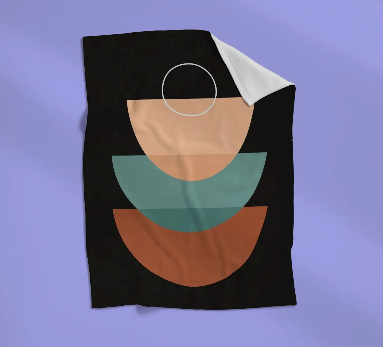 Forme geometriche coperta in pile da Leonard R Sadler
