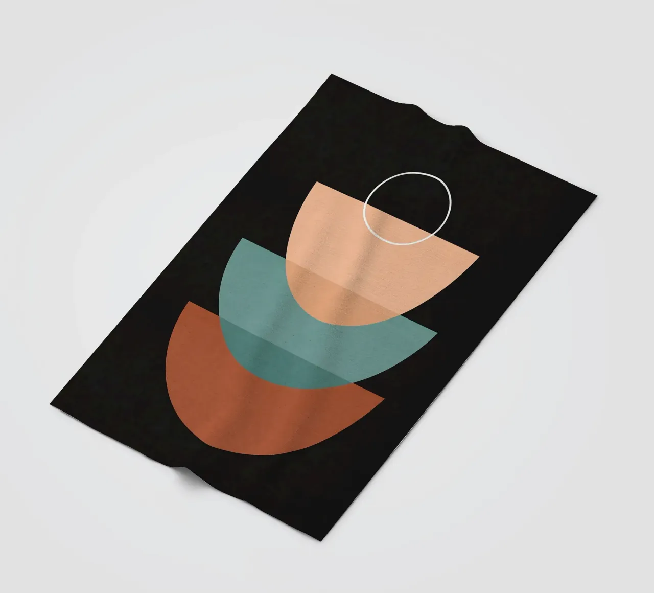 Forme geometriche coperta in pile da Leonard R Sadler