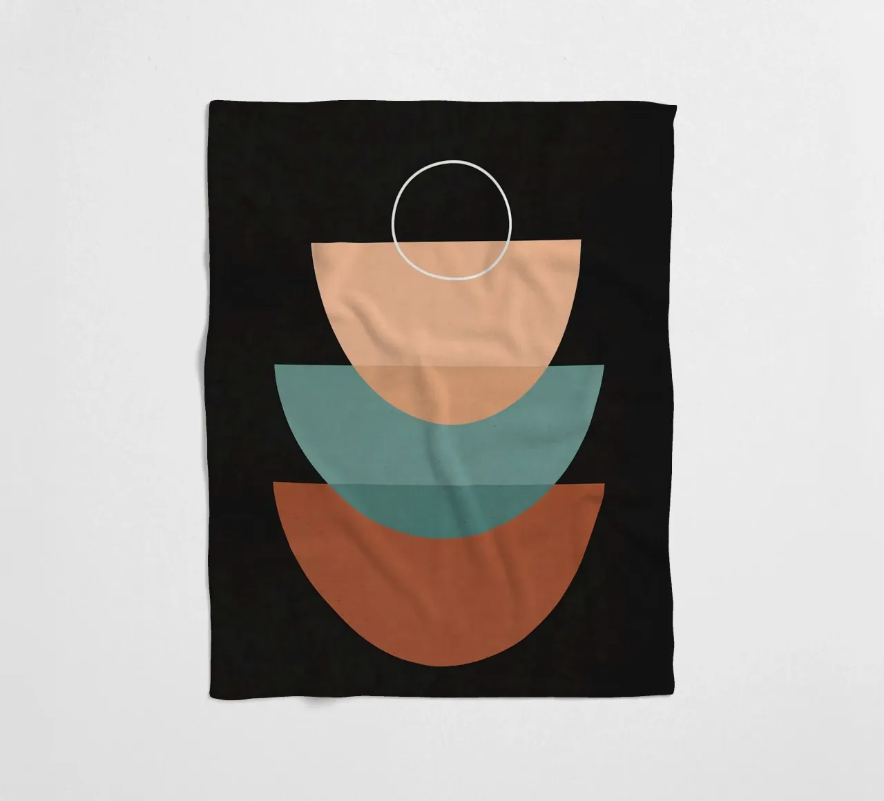Forme geometriche coperta in pile da Leonard R Sadler