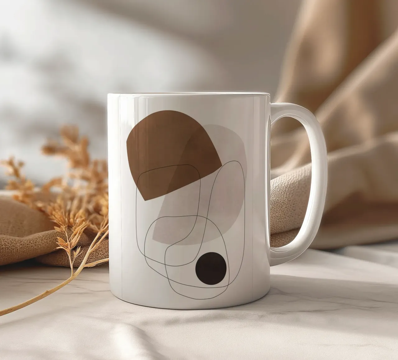 Linee e forme tazza in ceramica da Leonard R Sadler