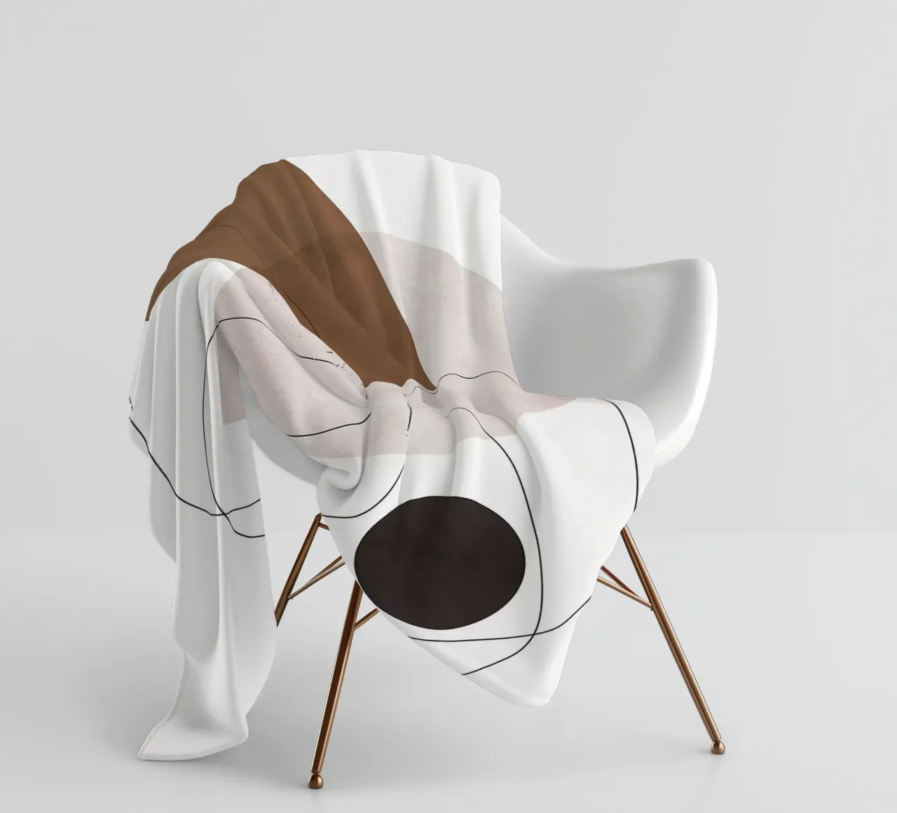Linee e forme coperta in pile da Leonard R Sadler