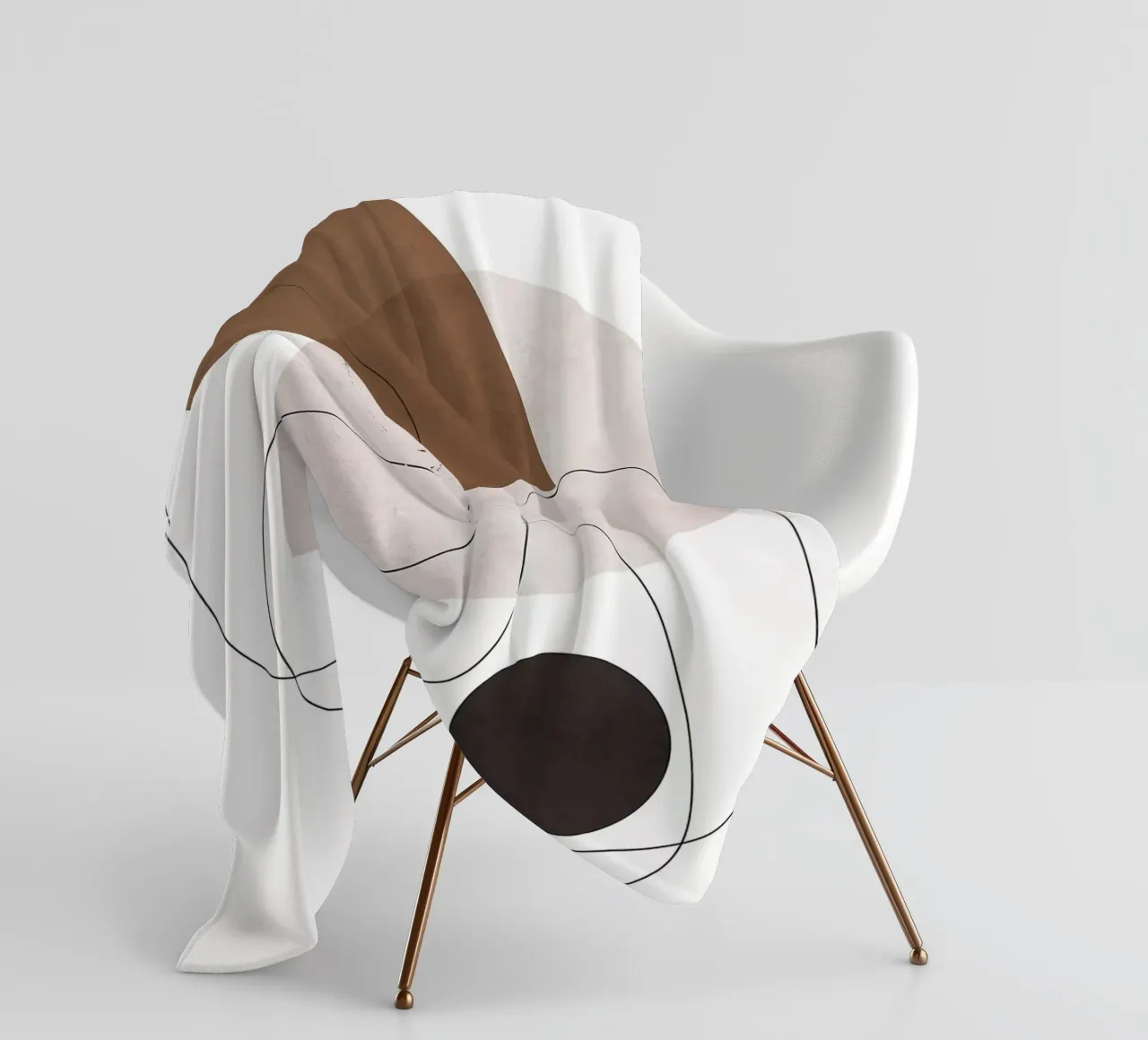 Linee e forme coperta in pile da Leonard R Sadler