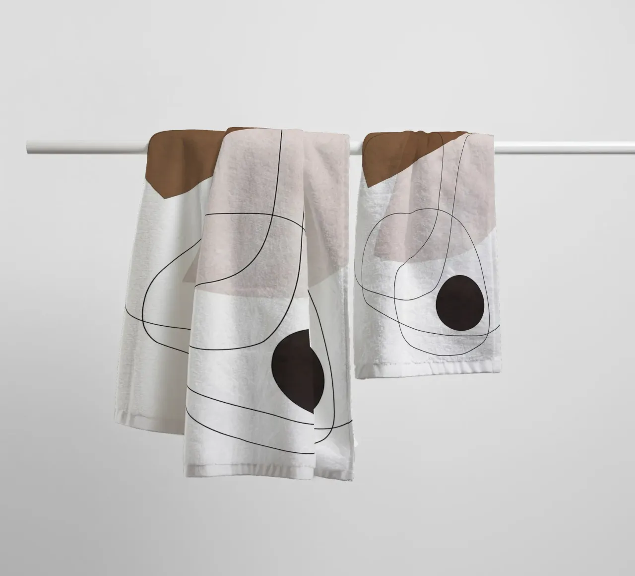 Linee e forme asciugamano da bagno da Leonard R Sadler