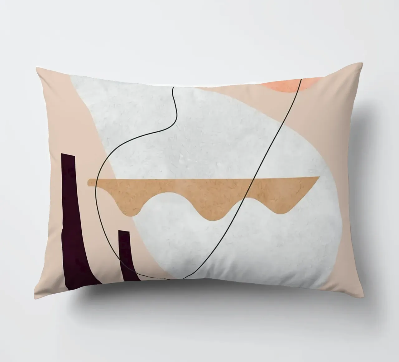 Linee e pennellate cuscino da Leonard R Sadler