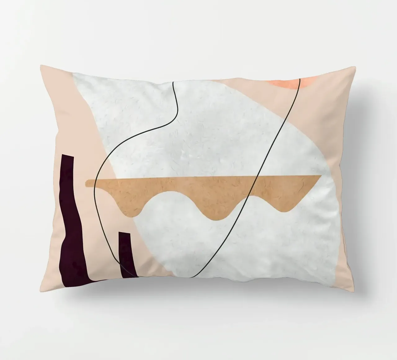Linee e pennellate cuscino da Leonard R Sadler