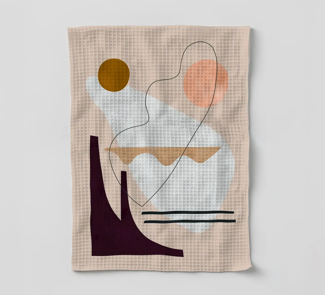 Linee e pennellate canovaccio da cucina da Leonard R Sadler