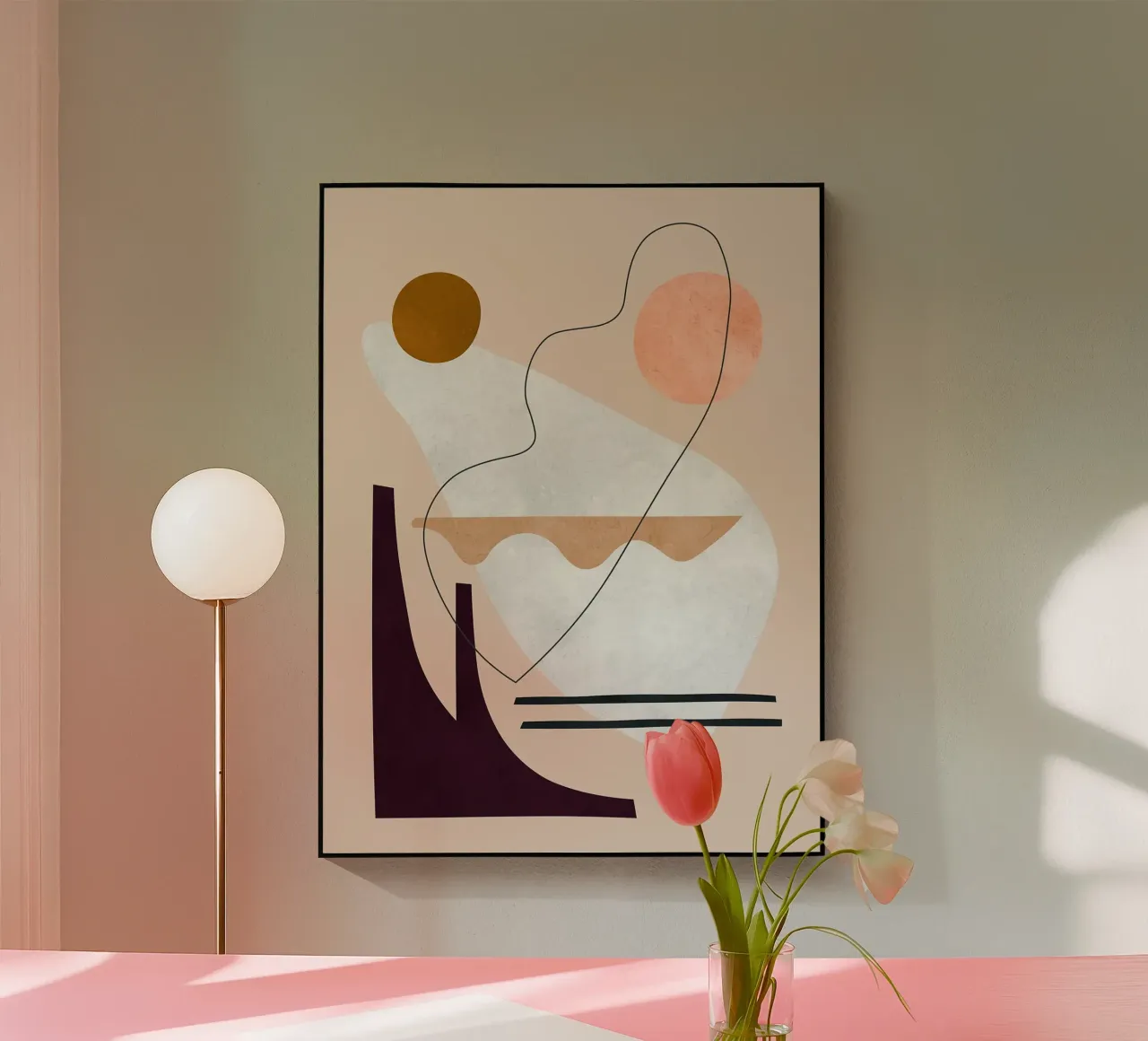Linee e pennellate plexiglass da Leonard R Sadler