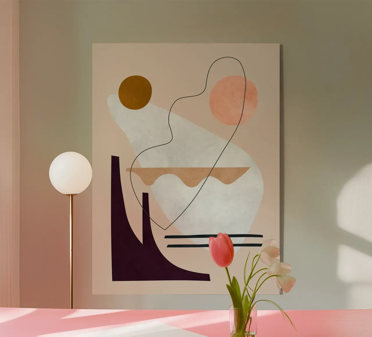 Linee e pennellate plexiglass da Leonard R Sadler