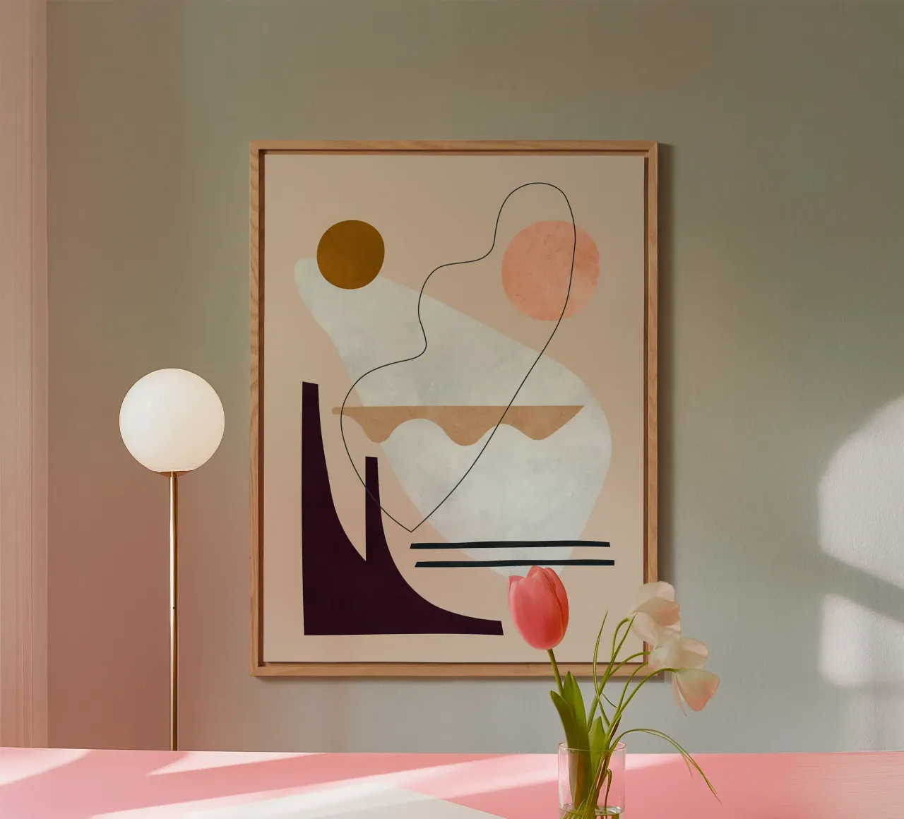 Linee e pennellate alluminio dibond da Leonard R Sadler