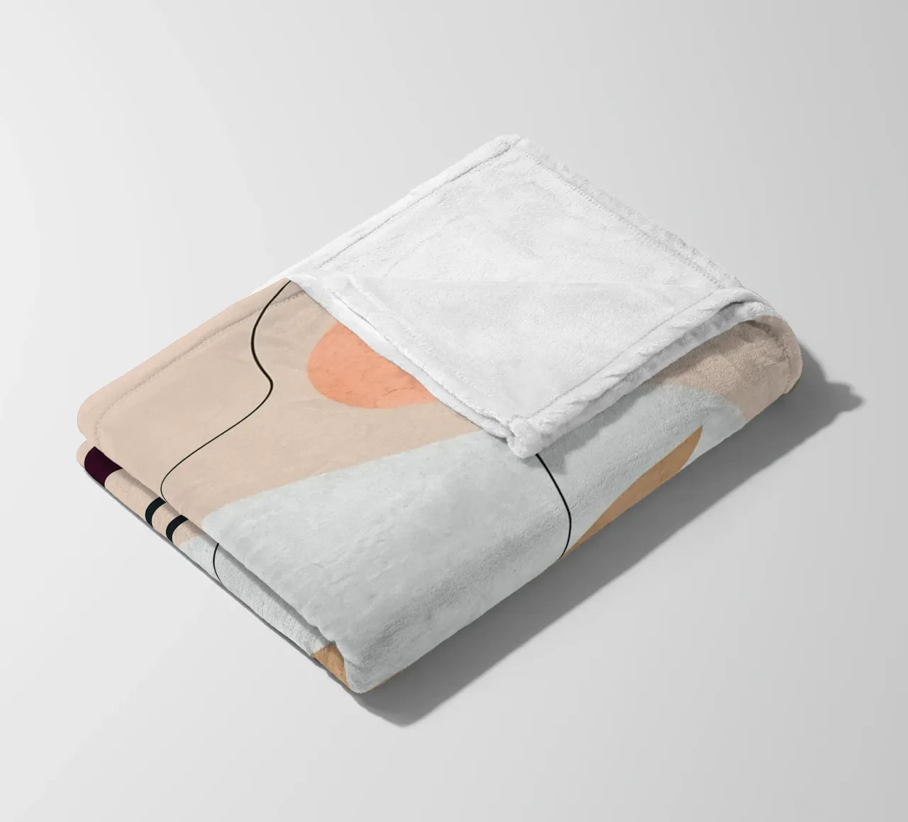 Linee e pennellate coperta in pile da Leonard R Sadler