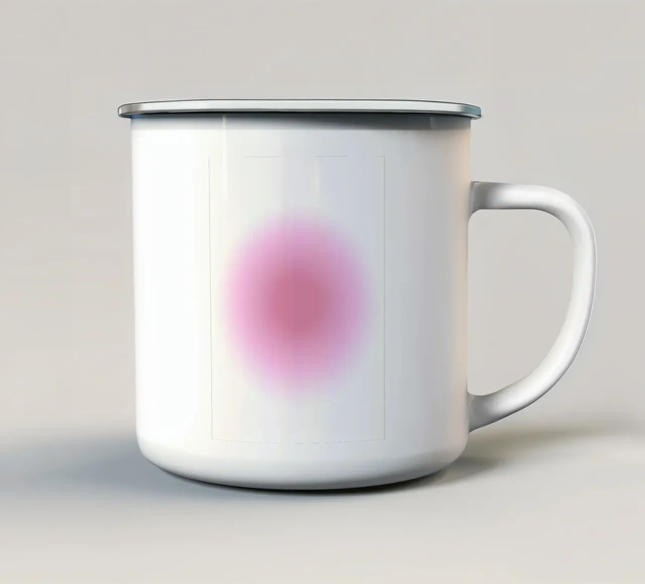 Gradiente colorato, aura rosa, Aura Poster, angelo Numeri tazza in smalto da Dreamscape