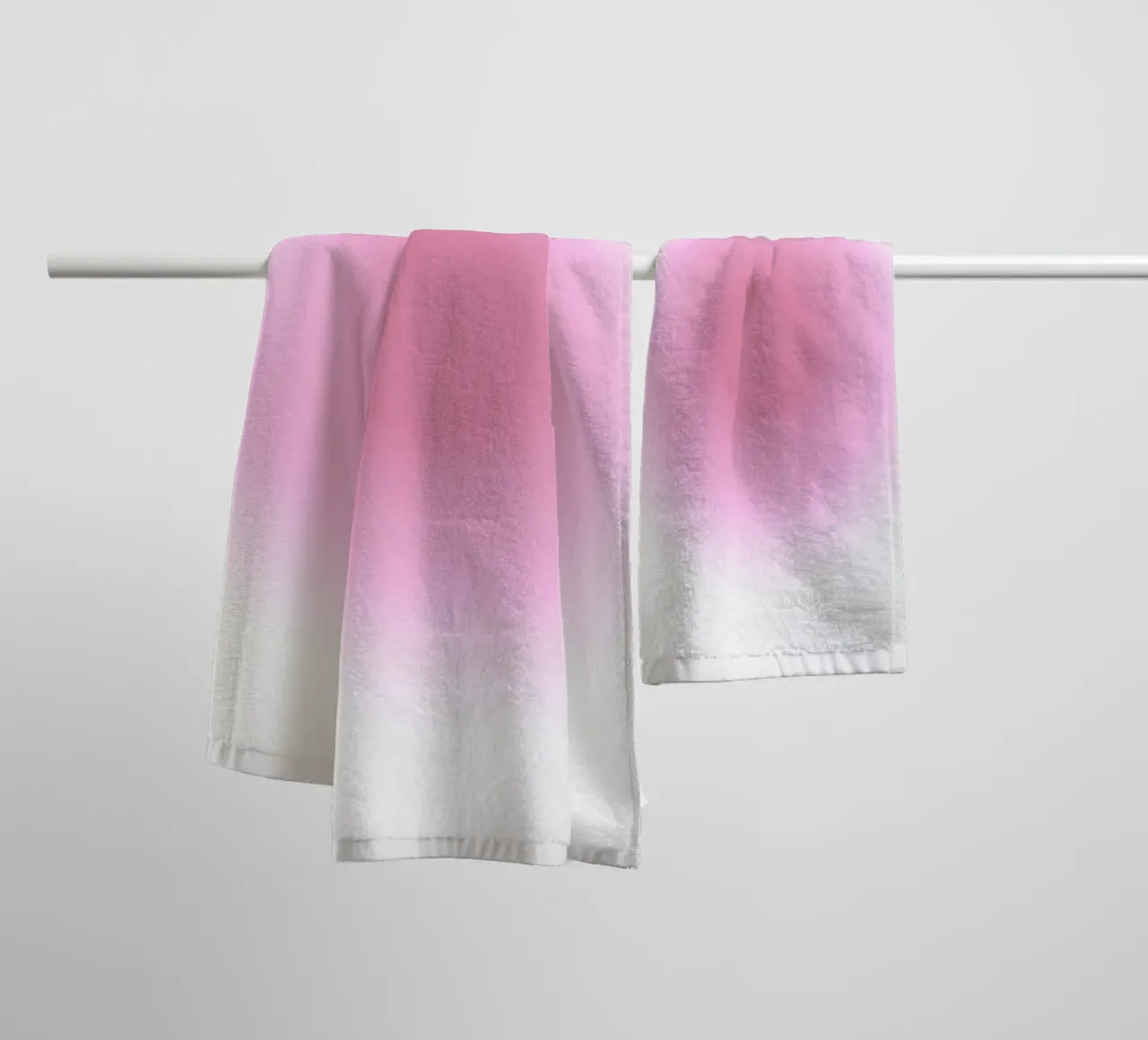 Gradiente colorato, aura rosa, Aura Poster, angelo Numeri asciugamano da bagno da Dreamscape