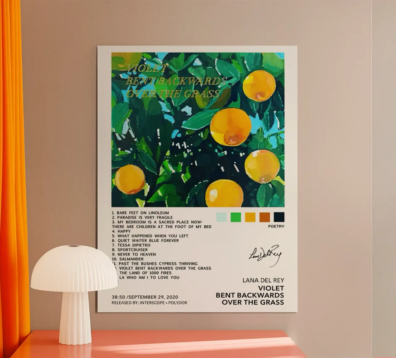 Lana Del Rey Violet poster da Roronoa7
