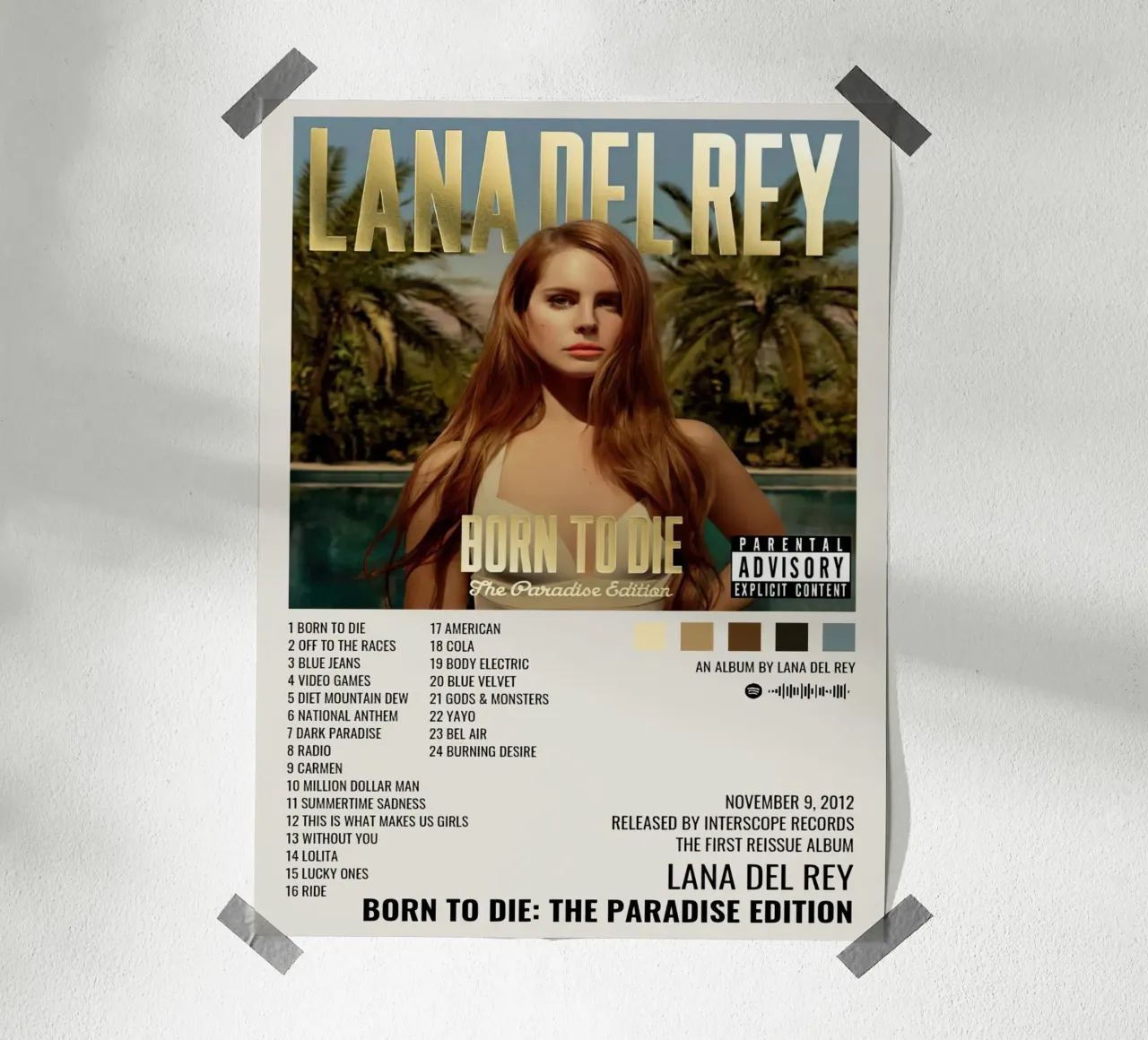 Lana Del Rey  Born To Die poster da Roronoa7