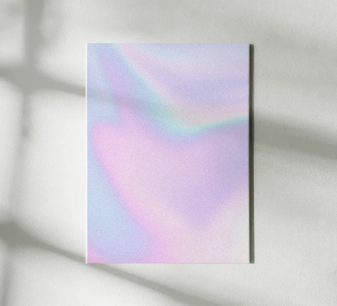 Korrelig verloop, Aura Poster, kleurrijke muurkunst canvas met Baklijst van Dreamscape