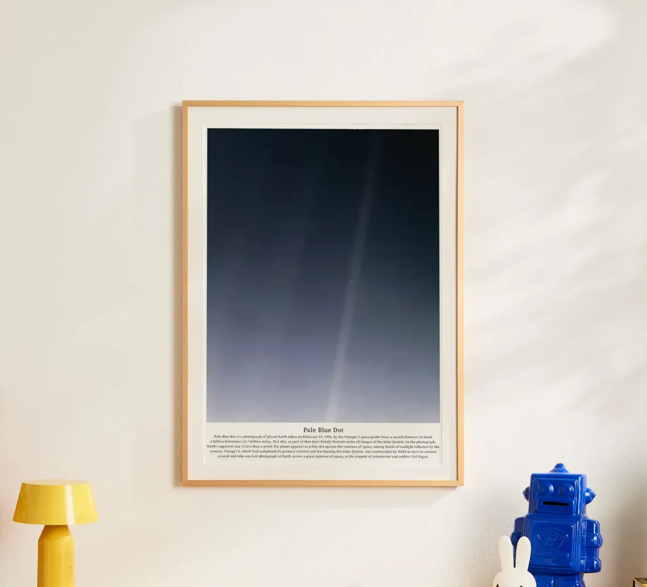 Blassblauer Fleck Poster von mary shop