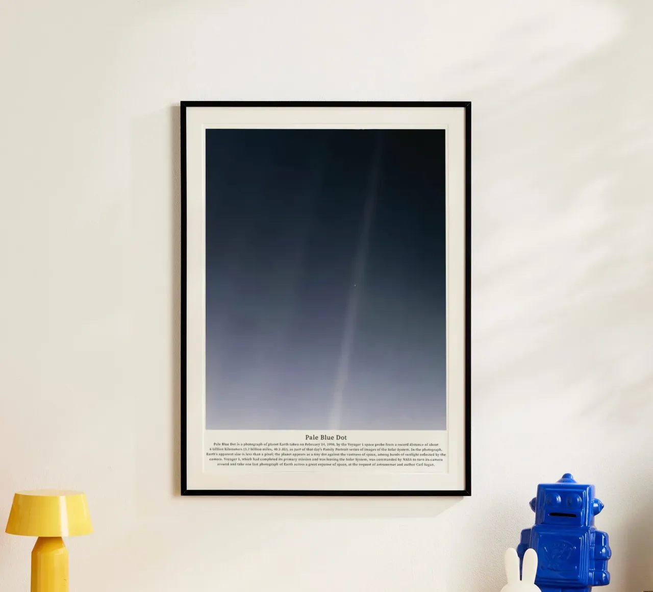 Blassblauer Fleck Poster von mary shop