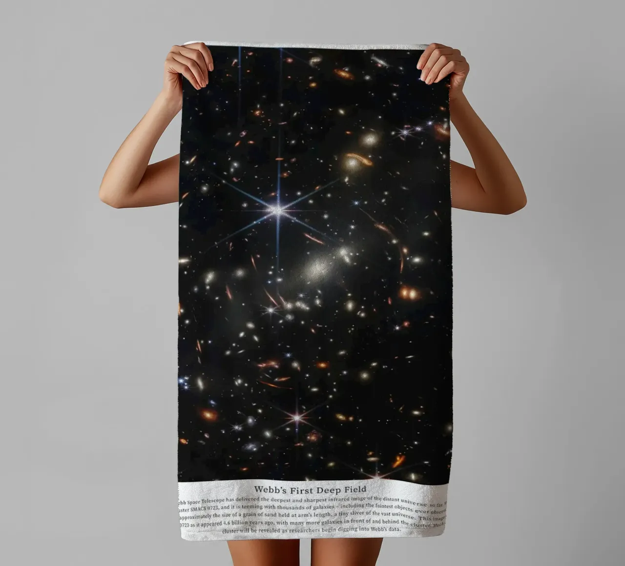 Webb's First Deep Field towel by mary shop