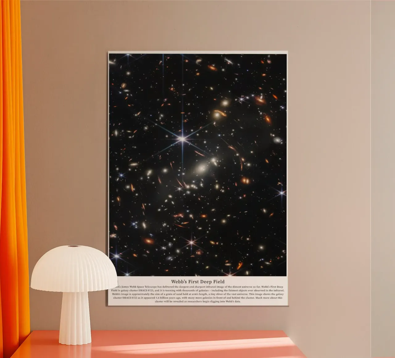 Il primo campo profondo di Webb poster da mary shop
